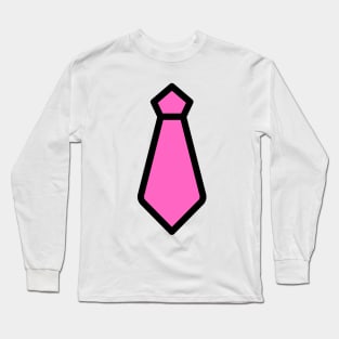 pink tie t Long Sleeve T-Shirt